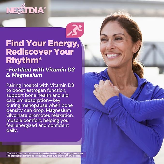 Myo-Inositol &amp D-Chiro Inositol Gummies + MTHF Folate Methyl B12 Vitamin B6 &amp D3 Inositol Supplement for Women for Ovarian Hormone Balance PMS Sleep Mood &amp Energy 40:1 Ratio Sugar