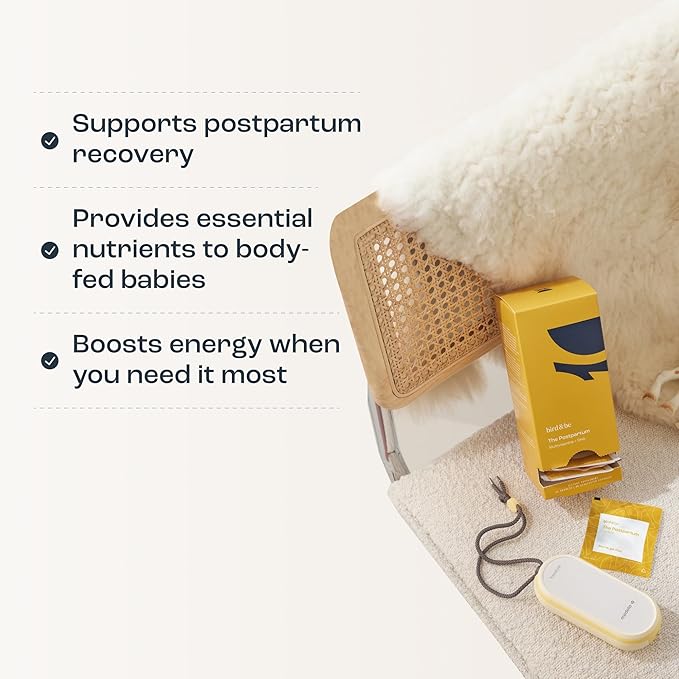 The Postpartum - Vitamins to Fuel Your Fourth Trimester - Formulated by Doctors with Nutrients to Support Hormones&amp Recovery - DHA (Omega-3) Iron Choline B12-30-Day Supply