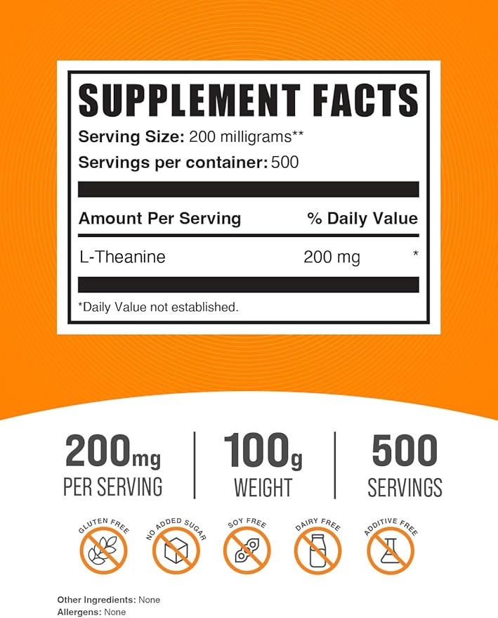 Magnesium Glycinate 250g + L-Theanine 100g Bundle