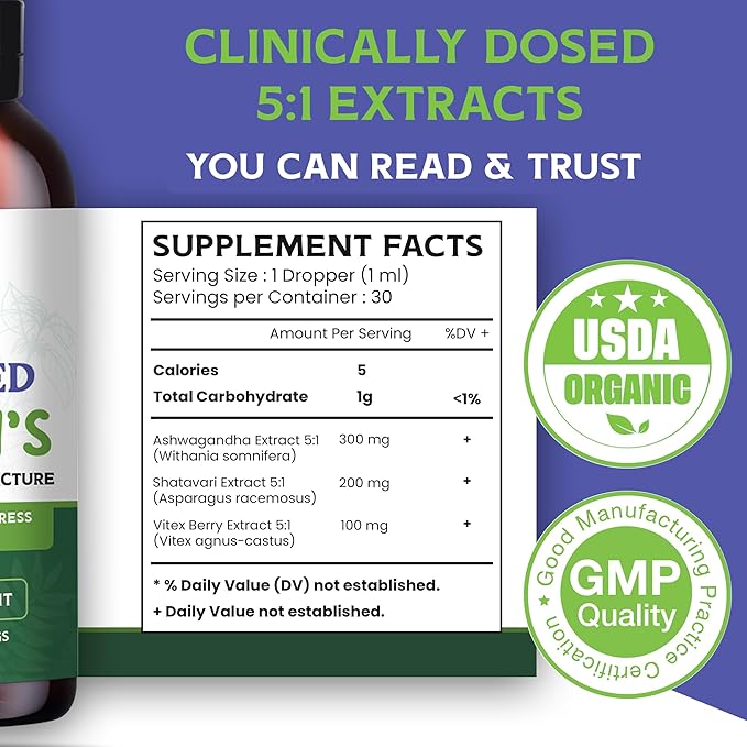 Calm and Collected Hormone Balance Tincture for Women
