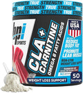 BPI Sports CLA+Carnitine – CLA L Carnitine &amp Linoleic Acid – L Carnitine Supplement for Weight Loss Metabolism &amp Lean Muscle – Caffeine Free – Rainbow Ice – 50 Servings – 12.34 oz