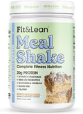 Fit &amp Lean Meal Shake Fat Burning Meal Replacement Protein Fiber Probiotics Coffee Crumb Cake 1lb 10 Servings Per Container