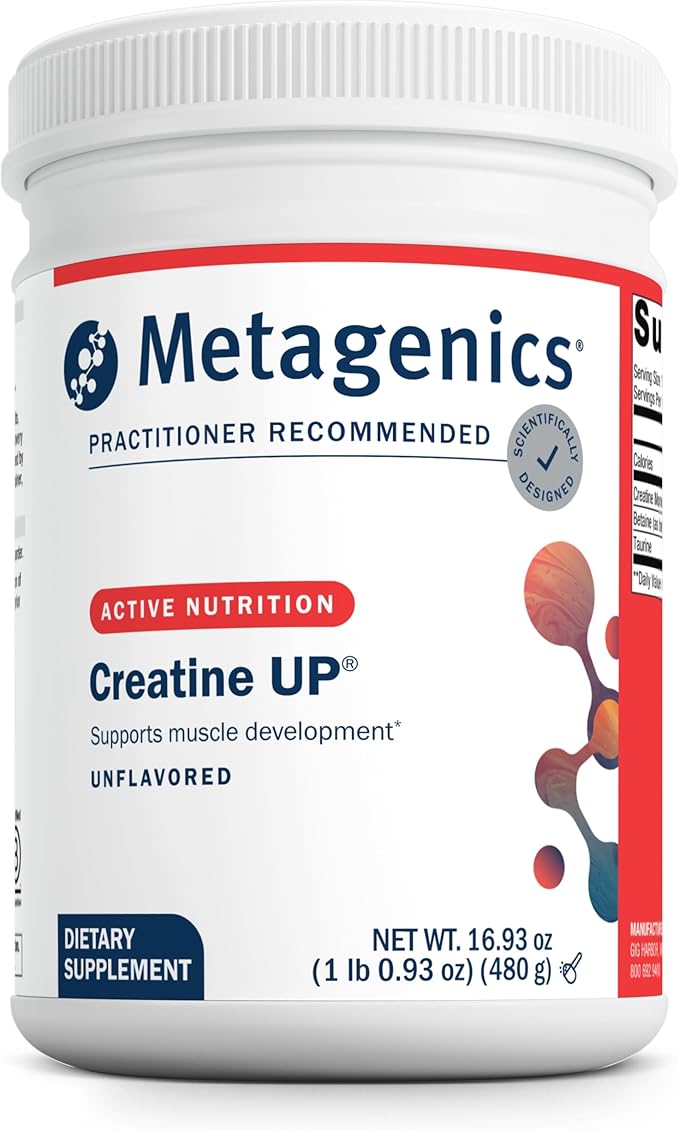 Metagenics Creatine UP – Creatine Supplement for Women &amp Men with Betaine &amp Taurine – Supports Muscle Growth Strength &amp Recovery – Non-GMO Gluten-Free – 16.93 oz (480g)