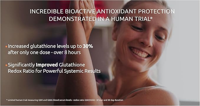 BIOGL3 Bioactive Liposomal Glutathione 446mg. Ultra Potent Pure Patented in airless Dispenser. Fast Absorption Lowers oxidative Stress and Inflammation. +Energy Detox Immune Boost Focus