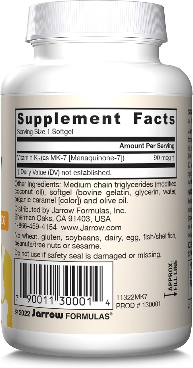 Jarrow Formulas MK-7 60 Softgels