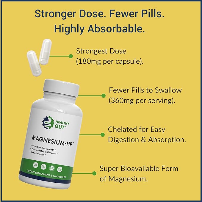 Healthy Gut Magnesium-HP 60 Capsules and BeSerene Daily 60 Capsules