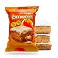 Prime Bites High Protein Brownie (12 Per Box Glazed Pumpkin Spice) - 19g of Protein 5g of Collagen Gluten Free Low Sugar Treat Delicious Protein Snack