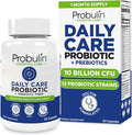 Probulin Daily Care Probiotic Supplement Digestive Gut and Immune Health Support Capsules for Men and Women 10 Billion CFU Vegan 30 Count Bottle