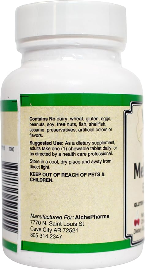 High-Potency Methylcobalamin B-12 Chewable Tablets (5000 mcg)