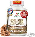 Maitake Mushroom Supplement - 1500mg 120 Vegetarian Capsules with Grifola Frondosa Mushrooms Extract  No Fillers Additives or Artificial Colors Herbal Supplement for Energy &amp Vitality