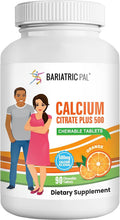 BariatricPal Calcium Citrate 500mg Chewable Tablets - Orange