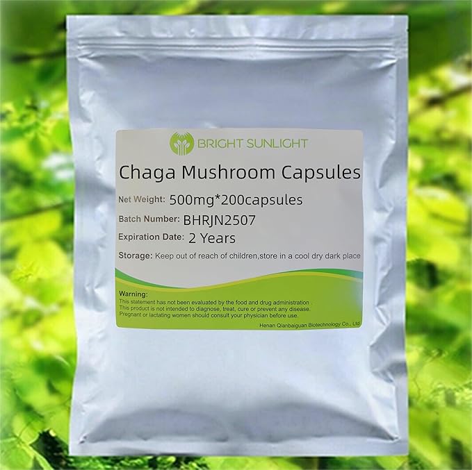 Chaga Mushroom Capsules 500mg*200capsules