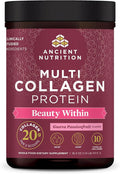 Ancient Nutrition Collagen Powder Protein Multi Collagen Protein Beauty Within Guava Passionfruit with Vitamin C Hydrolyzed Collagen Peptides Supports Healthy Skin and Nails 18.3oz