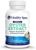 Oyster Extract - Pure Highly Concentrated Supplement for Men &amp Women – Supports Energy &amp Immune Boost Zinc Taurine Amino Acids and Vitamins 500 mg 60 Veg Capsules Made in USA