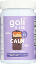 Goli Nutrition Calm Ashwagandha Bites Chocolate Acai Berry Flavor Caffeinated Vegetarian Gluten Free and No Added Preservatives 30 Pieces (Pack of 1)