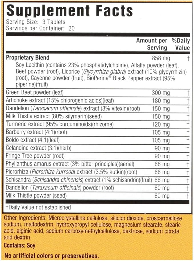 Natures Secret Milk Thistle Liver Cleanse 60 Count
