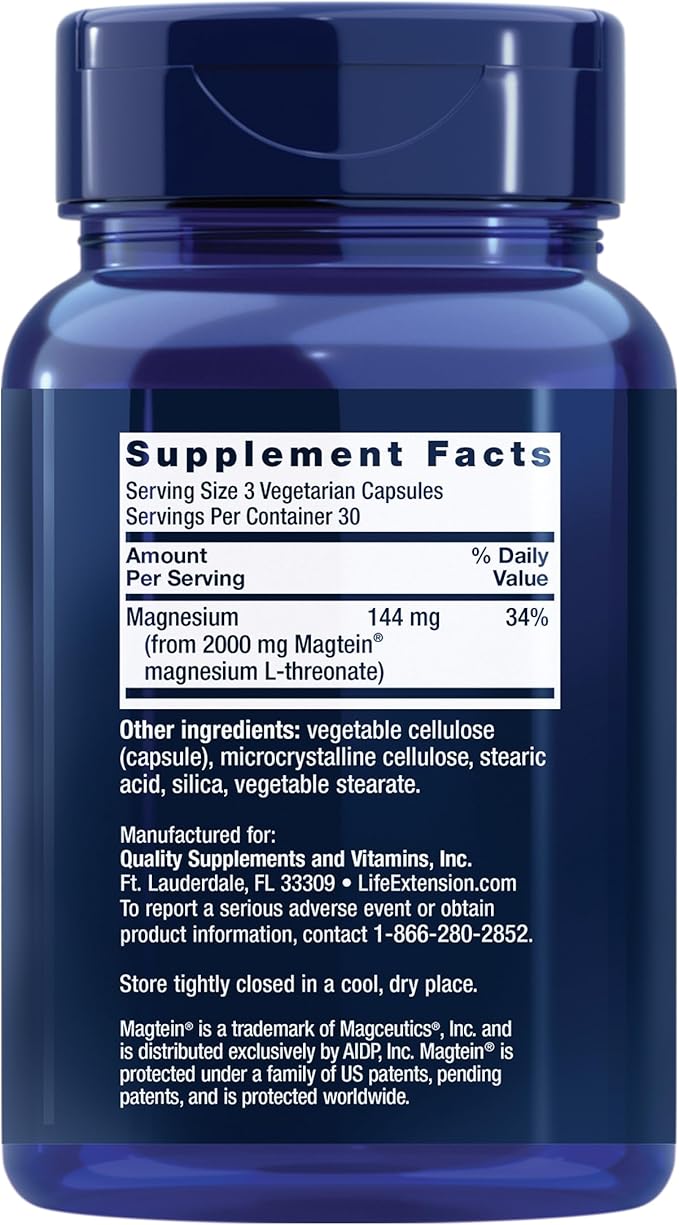 Garden of Life Men's Multivitamin Code Whole Foods Fruit Veggie Blend Probiotics Energy Heart Prostate Health with Life Extension Neuro-mag Magnesium L-threonate for Brain Health Memory Attention Vege