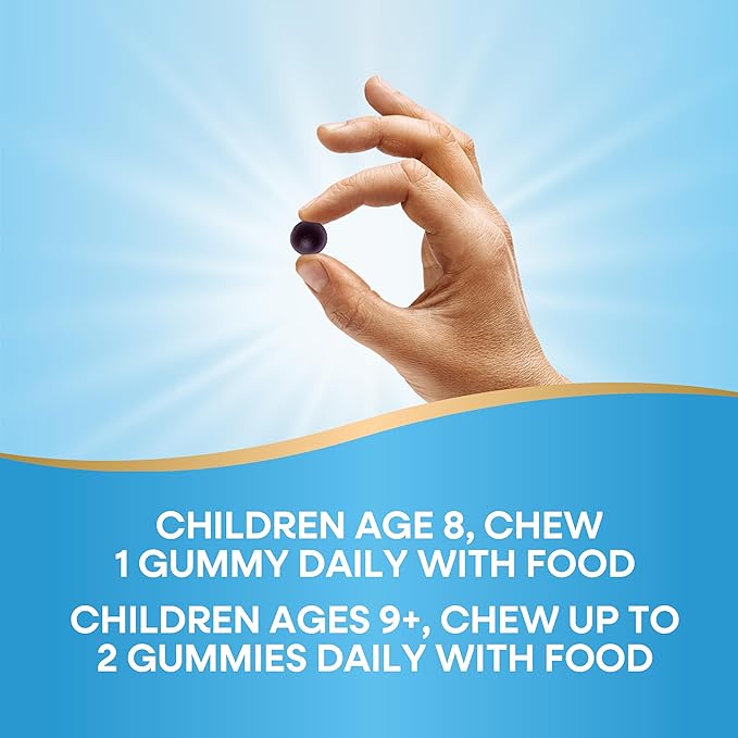 Nature's Way Kids Cool &amp Calm GummiesSupports a Calm Mood in Kids Ages 8+*Lemon BalmMagnesiumVitamin B6L-TheanineGrape FlavoredVegetarian(Packaging May Vary)40 Count (Pack of 2)