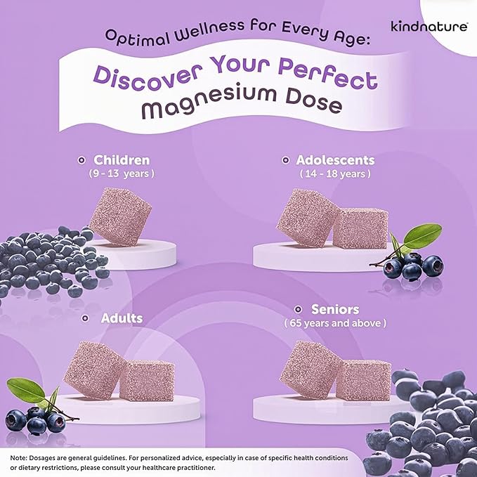 KINDNATURE Potassium &amp Magnesium Gummies for Adults &amp Kids - Potassium Supplement 500mg &amp 1000mg Magnesium Citrate &amp 400mg Magnesium Glycinate Chewable Gummies