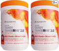Youngevity Beyond Tangy Tangerine 2.0 Citrus Peach Ultimate Multi-Vitamin &amp Mineral Complex - Made with Natural &amp Whole Foods | 8000 ORAC | 2 Canisters