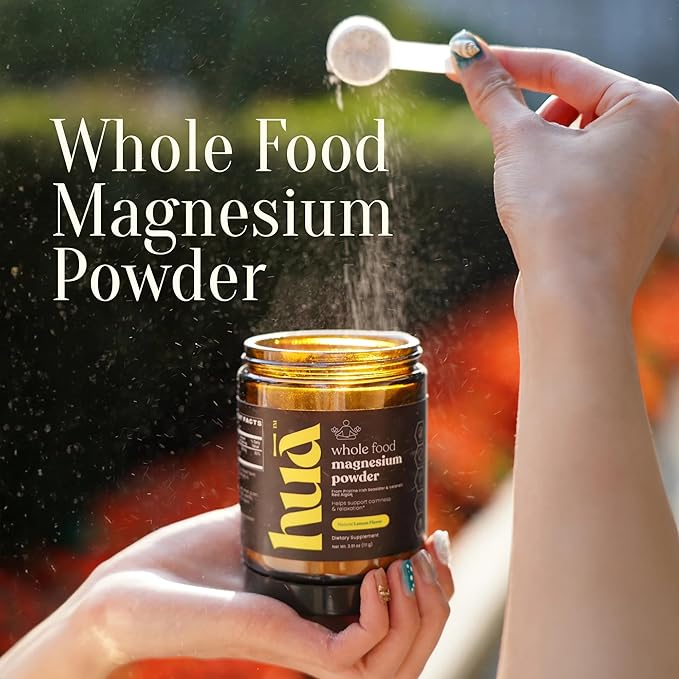 Whole Food Magnesium Powder (30 Servings) | from Ocean Sea Water &amp Icelandic Red Algae | Helps Sleep Brain Function &amp Heart Health | Lemon Flavor