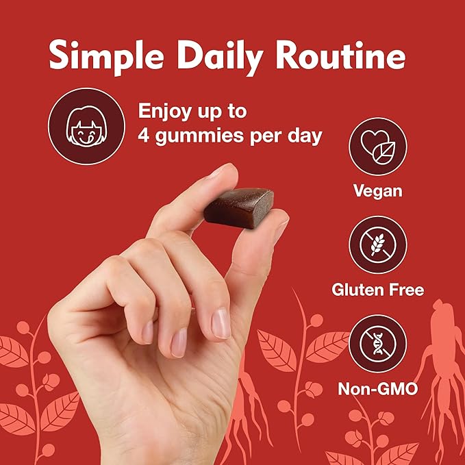 KSM-66 Ashwagandha Gummies - 600mg Organic Root Extract per Serving - Delicious Natural Apple-Berry Flavor | Supports Relaxation Focus &amp Energy (60 Gummies)