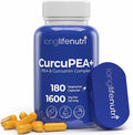 CurcuPEA+ (Palmitoylethanolamide + Turmeric Complex 600mg/1000mg) – Derived from Curcumin Longa 180 Vegetarian Capsules Natural Antioxidant 3-Month Supply GMP Certified Vegan Made in USA