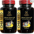 Plant Based Omega 3 6 9 Supplement and Daily Fiber Capsules – Non-GMO Superfood for Energy and Digestive Support – Plant-Based Omega-3 Source - 2 Bottles 120 Capsules