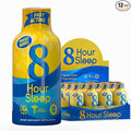 Vitamin Energy 8 Hour Sleep Shot Mixed Berry 12 Pack Melatonin 5-HTP GABA Valerian Lavender Nighttime Relaxation &amp Sleep Support Supplement Zero Sugar Vegan Gluten-Free Kosher 1.93 fl o