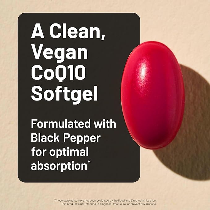 NatureWise (Pack of 2) CoQ10 100mg + Black Pepper High Absorption - 30 Softgels[30-Day Supply] + [1] 5-HTP 200mg + Vitamin B6 - Non-GMO Vegan - 60 Capsules[60-Day Supply]