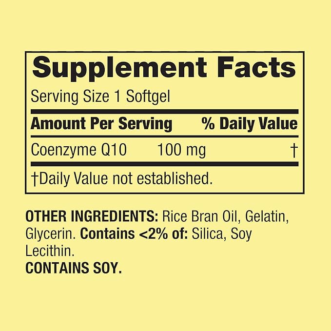Coq10 100 mg Rapid Release Softgels 120 Count (Pack of 1) Boxed by Fusion Shop Store