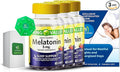 Melatonin Adult Gummies 5 mg Sleep Support 60 Count (3 Pack) with Bundle Exclusive Better Ligth&ampSpring Guide + Weekly Pill Organizer (5 Items)