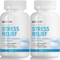 (2 Pack) Stress Relief with Ashwagandha and L-Theanine 60 Count (2)