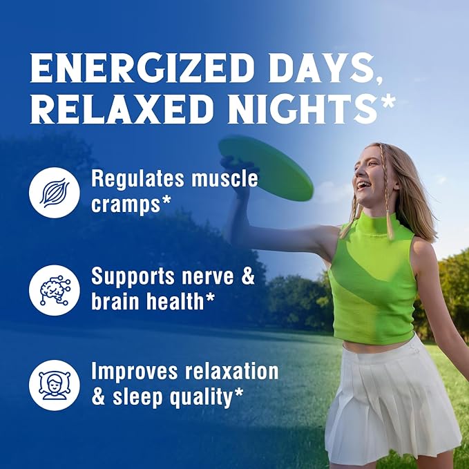 Iron Supplement with Vitamins C for Iron Deficiency &amp Magnesium Complex 10 in 1 for Magnesium Deficiency