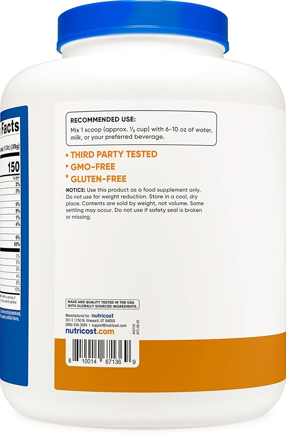 Nutricost Whey Protein Isolate (Chocolate Peanut Butter 5 Pound) Protein Powder