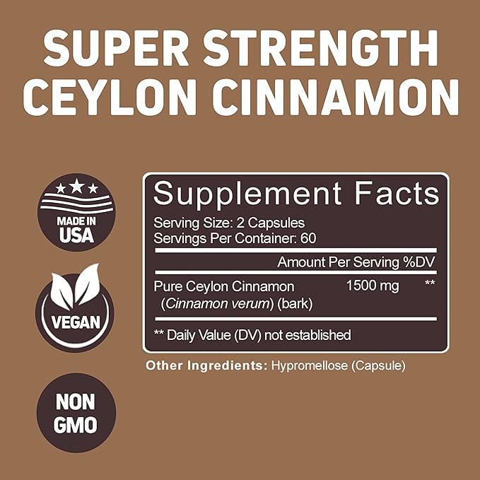 Herbtonics Multi Collagen Gummies Type 1235 &amp 10 with Biotin for Hair Growth Skin Nails - Premium Ceylon Cinnamon Capsules - Effective Cinnamon Pills for Enhanced Well-Being - 1500mg Cinnamon