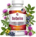 Berberine Supplement 800mg w/ Milk Thistle Berberina Capsules Supports Heart Health Weight Management Cholesterol &amp Blood Sugar Levels in a Normal Range - Non-GMO-60 count 30 Servings