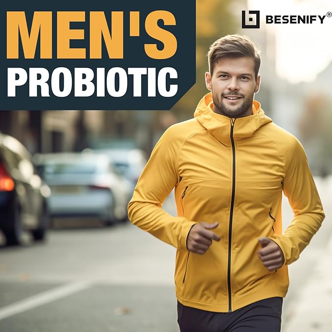 Probiotics for Men 500 Billion CFUs &amp 12 Strains Men's Probiotic with Turmeric Cranberry Goji - Probiotics for Digestive Health Immune Stomach Bloating &amp Gut Health for Men 120 Pro Bio