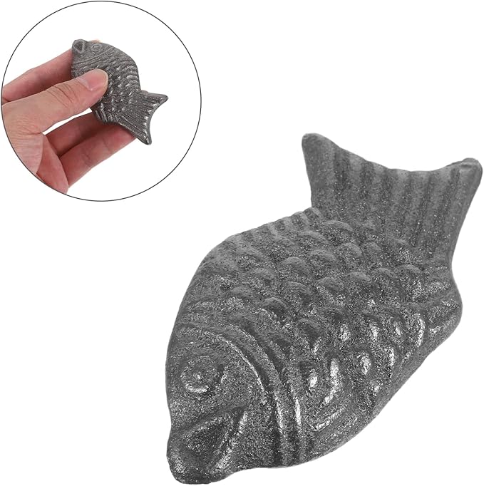 LOGOFUN 12PCS Natural Iron Fish Cooking Supplement Tools Accessories for Vegan Athletes and Pregnant Party Supplies