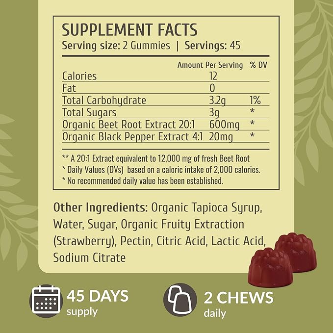 HERBAMAMA Ashwagandha and Beet Root Kit - Bundle of 1500 mg Ashwagandha Root Capsules &amp 1500 mg Beet Root Gummies - Vegan Non-GMO Gelatin-Free - 2 Pack