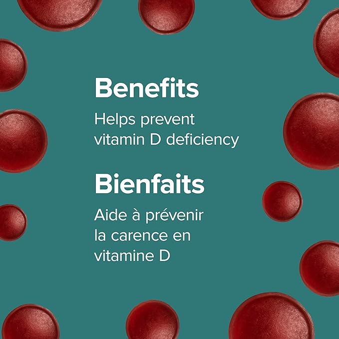 Webber Naturals Vitamin D3 Extra Strength 2500 I 75 Gummies