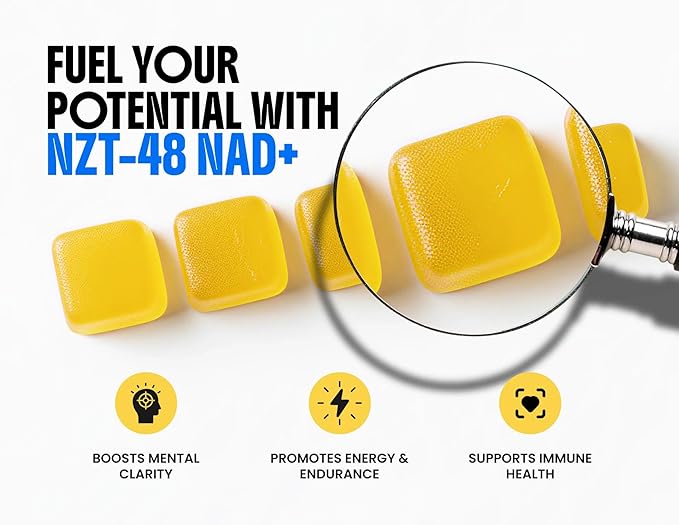 Limitless NZT-48 NAD+ Healthy Aging Gummies - 30 Day Supply