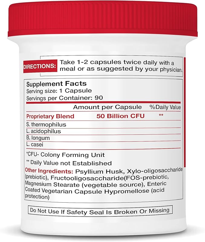 Capsule Kidney Restores &amp Kidney Care Supplement - Probiotic &amp Prebiotic Supplement to Support Normal Kidney Function - 50 Billion CFU per Capsule - Made in U.S.A (90 Caps (1 Pack))