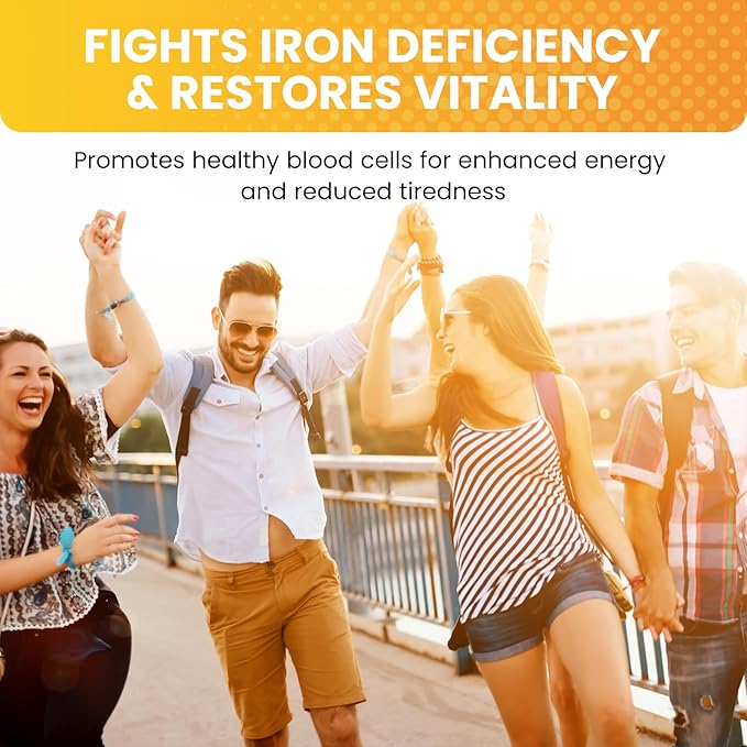 Liquid Magnesium &amp Iron Supplement Pineapple Flavor