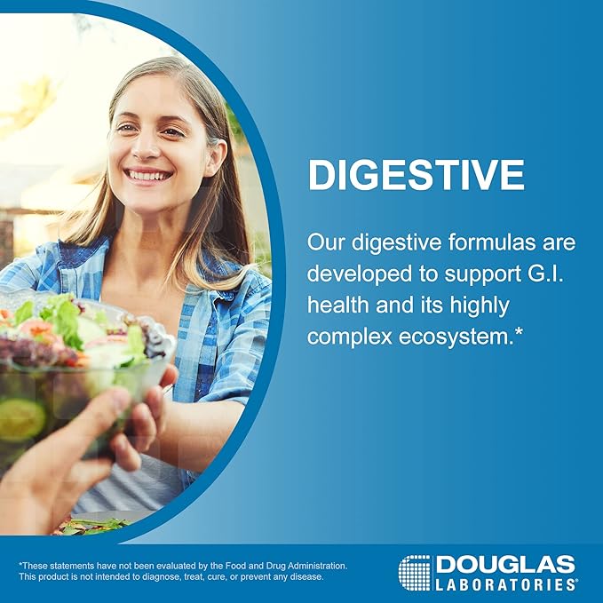 Douglas Laboratories Multi-Probiotic 15 Billion | Multi-Strain Shelf Stable Probiotic with Prebiotic FOS | 60 Vegetarian Acid-Resistant Capsules