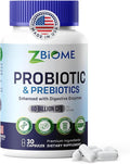 Prebiotics and Probiotics for Men &amp Women – 60 Billion CFU with 10 Strains – Pre and Probiotics with Acidophilus for Immune Gut Health Digestive Support ConstipationDiarrhea Gas &amp Bloatin