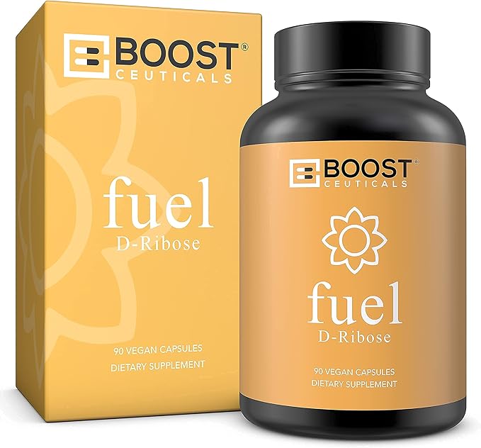 D Ribose 500 mg (90 Capsules) &amp CoQ10 200 mg (90 Capsules)