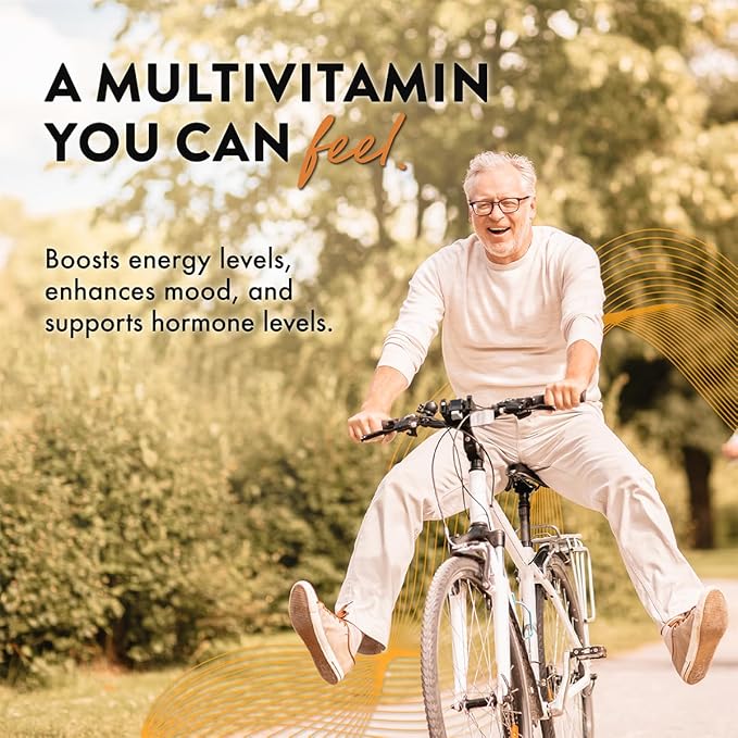 Mt. Angel Vitamins - Daily Mens Multivitamin 50+ Adult Formula with Iron Calcium KSM-66 Ashwaganda and a Potent Proprietary Herbal Blend of The Best Mens Vitamins - 60 Count Capsules