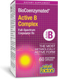 Natural Factors BioCoenzymated Active B Complex 60 Capsules (60 Servings)