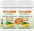 Chewable Iron 65 mg with Vitamin C 180 mg - Tablet in Pineapple Flavor 60 Count (2)